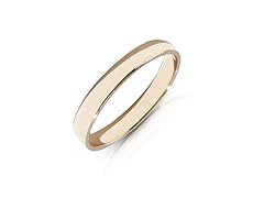 PAJURE 14k Gold Bold Stacker Band Ring