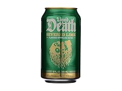 1CT Liquid Death Severed Lime Sparkling Water, 12 OZ