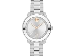 Movado Bold Verso Quartz Silver Dial Unisex Watch