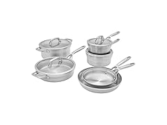 ZWILLING Motion Stainless Steel 10-pc Stainless Steel Cookware Set