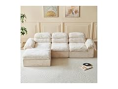 Ayovoch 115.7" Cloud Couch, Boneless Couch, Sectional