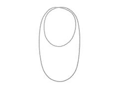 WELLKAGE Long Pearl Necklace 1920s