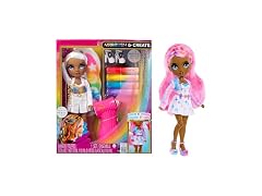 Rainbow High Air Brush & Create DIY Fashion Doll with Airbrush Marker Kit