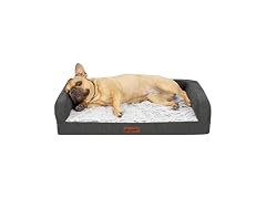 Furhaven Birch Faux Fur & Soft Faux, Charcoal