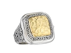 Hammered Filigree Ring