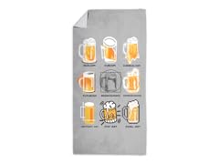 Beer Art History Beach Towel