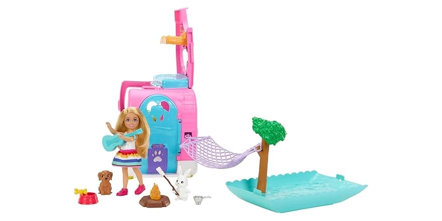 Barbie Camper, Chelsea 2-in-1 Playset