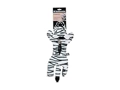 Smithsonian Longamals Plush Dog Toy- Zebra