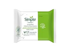 Simple Micellar Cleansing Facial Wipes 25 Wipes
