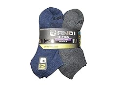 AND1 Assorted Colors 12 Pair ProPlatinum