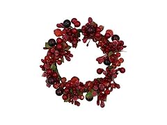 5.5-inch (3.75-Inch Inner Ring) Artificial Beaded and Berry Wreath 