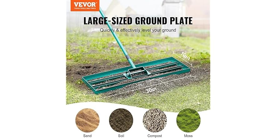 VEVOR Lawn Leveling Rake