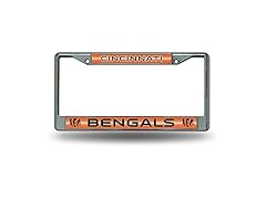 BENGALS Bling Chrome License Frame