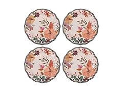 Karma, 8.75 inches Melamine Salad Plates Set of 4, Autumnal Spice