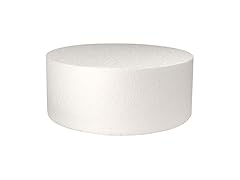BakeDeco Round Cake Dummy, Styrene