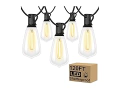 Brightever 120FT Outdoor String Lights Waterproof