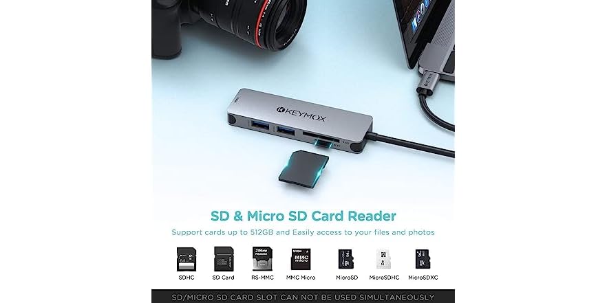 Keywalk Keymox USB C Hub Multiport Adapter
