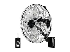 Simple Deluxe 18" Metal Wall Mount Fan