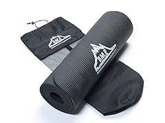 Black Exercise Mat with Bag