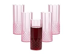 6" Pink Water Cups 14oz 12ct