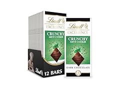 Lindt Excellence Crunchy Mint Dark Bar 1