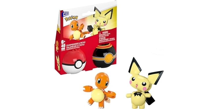 MEGA POKÉMON - COFFRET ÉVOLUTION SALAMÈCHE - CONSTRUCTION / Mega Bloks