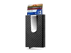 MOSIYEEF Slim Leather Card Holder RFID