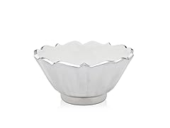 Medium Bowl Scalloped Top & Nickel Band