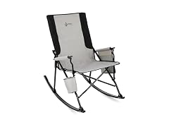 Foldable Rocking Camp Chair, Large Cup Holder