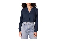 Amazon Essentials Women (L) Georgette Long Blouse