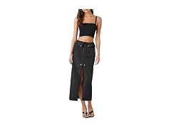 Forever 21  (S) Split-Hem Cargo Maxi Skirt