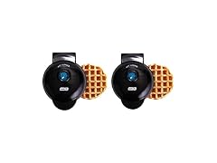 DASH DASH Mini Waffle Maker (2 Pack) for Indi