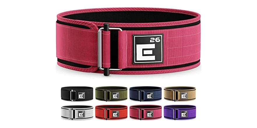 Quick Locking Weight Lifting Belt For Men & Women - Adjustable Squats