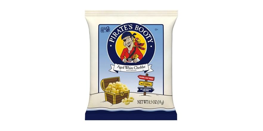 Pirate’s Booty White Cheddar Puffs – 40 Snack Bags, Baked & Gluten-Free - Image 2