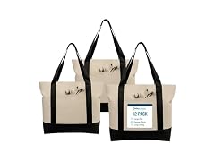 Simpli-Magic Stylish Canvas Tote Bag Black