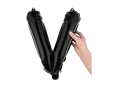 Restaurantware-Balloonify 16 Inch Letter Balloon "V" Black