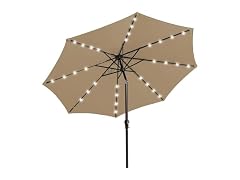 JEAREY 9ft Patio Umbrella Solar Lights
