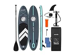 SereneLife 10’6” Inflatable Stand-Up Paddle