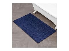 Laura Ashley Astor Bath Mat Indigo