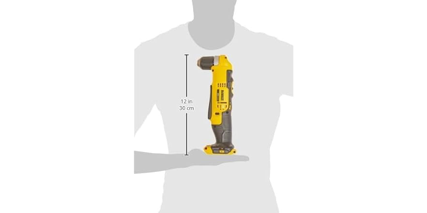 DEWALT DCD740B 20V MAX Li-Ion Right Angle Drill