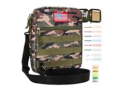 Bafei Tactical Bible Cover 4pc w/ShoulderStrap