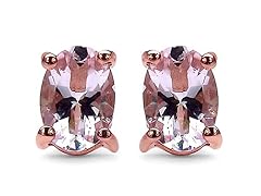 0.90 CTW Morganite Earrings