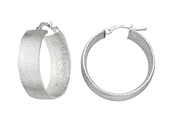 Satin Wide Band Style Earrings