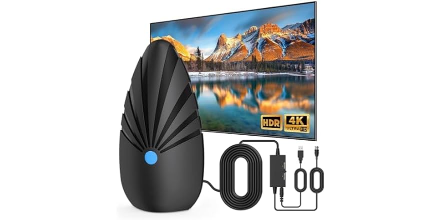 Indoor 4K Smart TV Antenna for $13 + free shipping w/ Prime