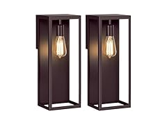 VerRon 2-Pack Outdoor Wall Lanterns, 16”