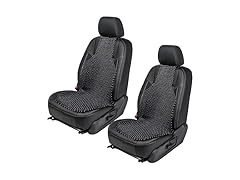Zone Tech SE0036 Black Wood Beaded Seat Cushion 2 pack