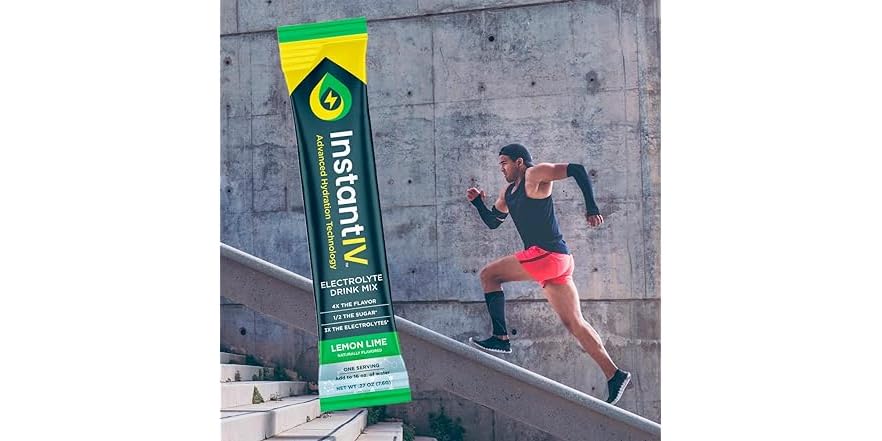 Instantiv (32ct) InstantIV Electrolyte Drink Mix Lemon Lime