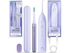 AquaSonic Icon Toothbrush Flosser Lilac