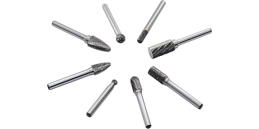 ?Asieg Tool AAP-Tool-29 Carbide Burr Set 8pcs