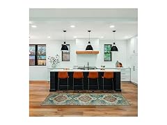 Creative Home Chenille Runner Posey Blue